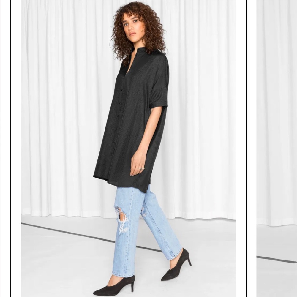 STOCKHOLM ATELIER & OTHER STORIES Oversized Shirt Dress Size Medium